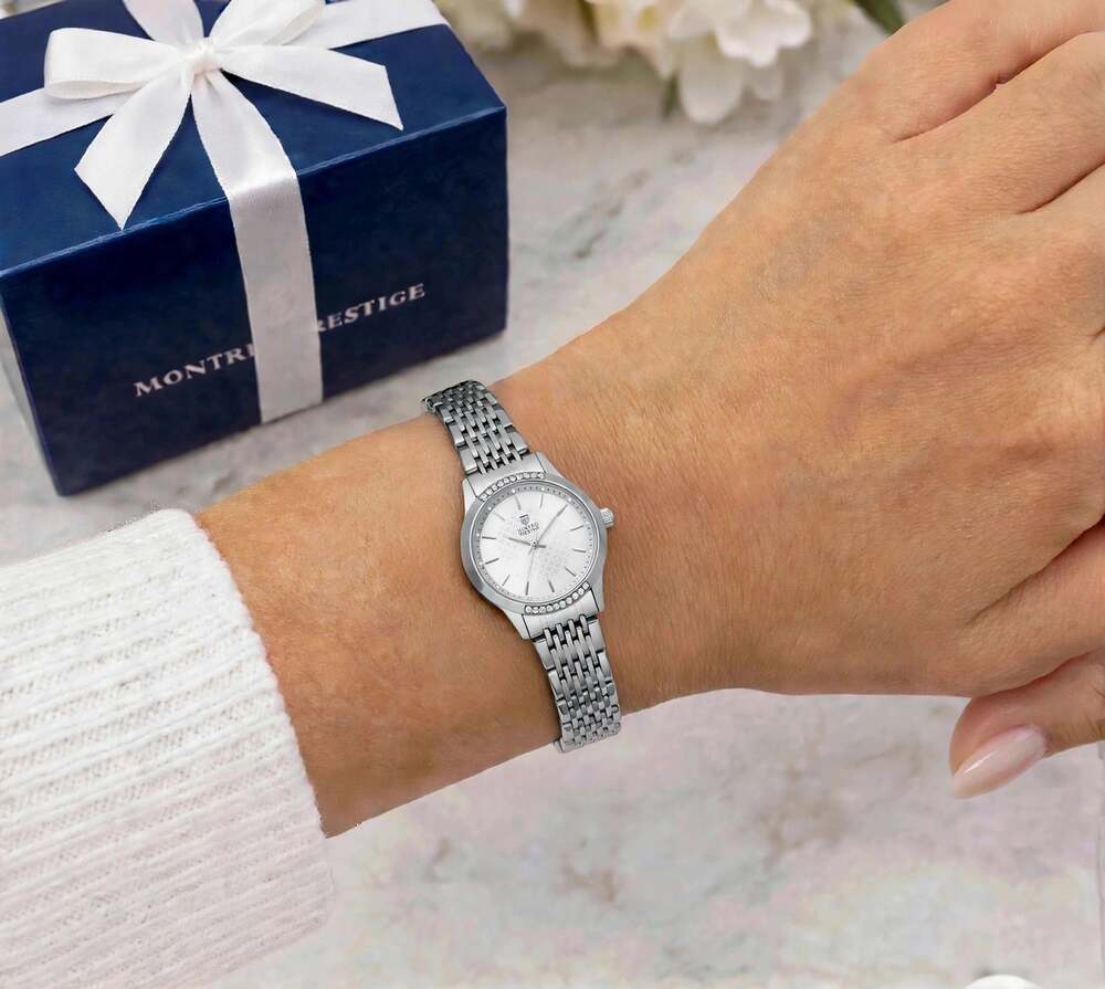 MPW-0217 Montres Invicta Women's Watch 27mm Stainless Steel NIB Factory Wrapper